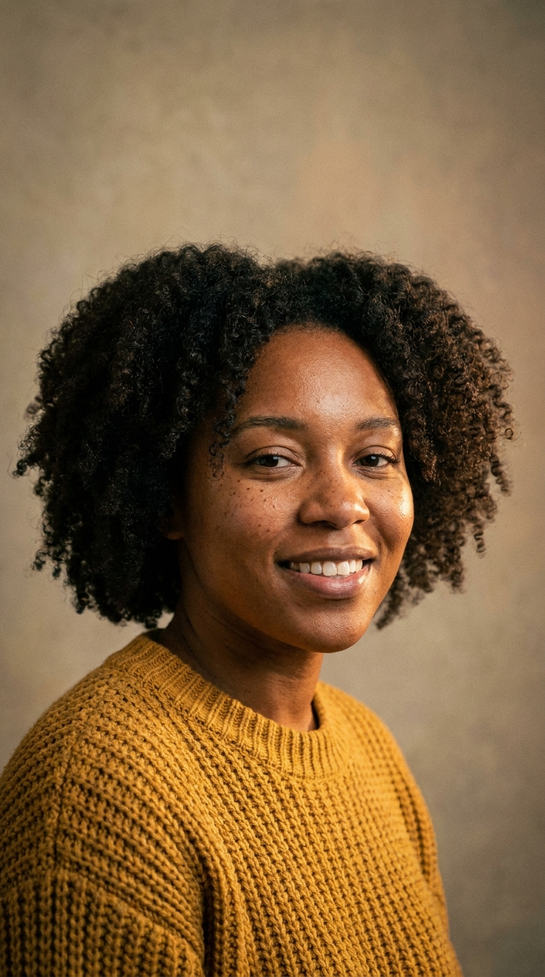 AI headshot example — creative